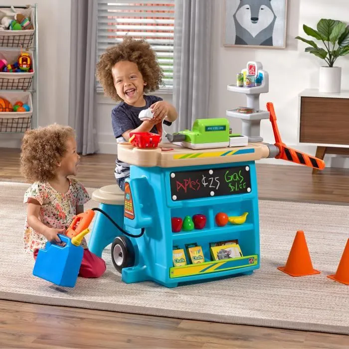 Marchande enfant Stop & Go - STEP2 - Supermarché / Stand de Vente / Epicerie - Accessoires inclus-1