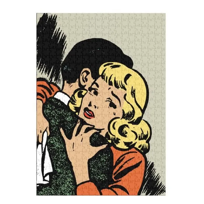 Puzzle Classique - FABULOUS - Bandes Dessinees Pop Art Couple - 500 Pièces - Adulte - Intérieur - Mixte-1