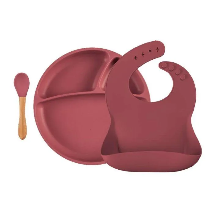 Coffret repas Minikoioi - Terracotta - 6 mois-0