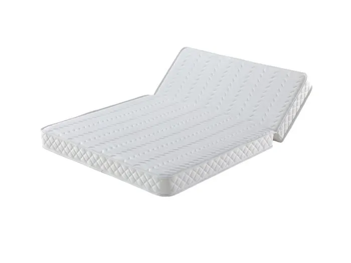 Matelas Très Ferme Pour BZ 140x190 x 10 cm + Oreiller Visco - Dim Assise 60 cm - Déhoussable Housse Lavable - 5 zones de Confort-1