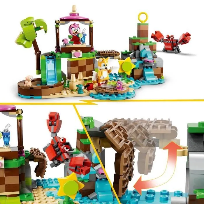 LEGO® Sonic the Hedgehog 76992 L'île de Sauvetage des Animaux d'Amy, Jouet avec 6 Figurines, pour Enfants-2