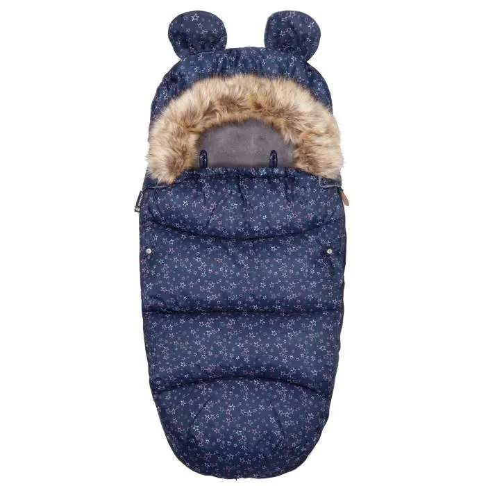 SPRINGOS® Chancelière d'hiver sac de couchage pour bébé avec oreilles rigolotes pour poussette 45 x 90 cm