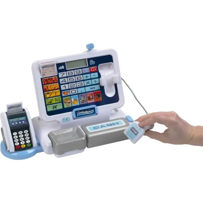 Jouet de caisse enregistreuse électronique avec tablette amovible - KLEIN - Diverses fonctions-5