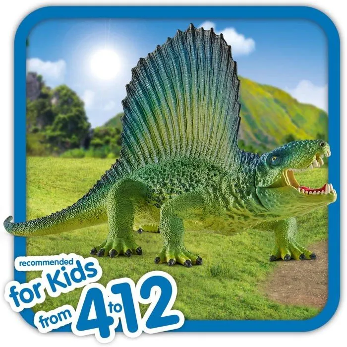 Figurine SCHLEICH - Dimétrodon - Dinosaurs - Pour enfant garçon-2