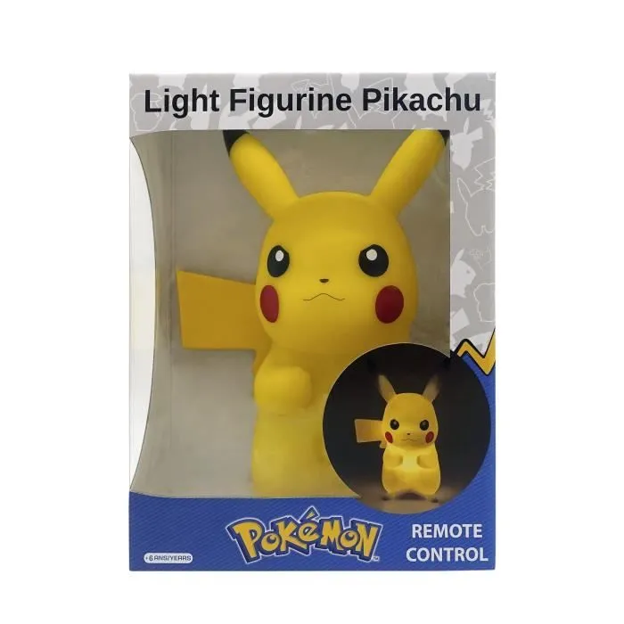 TEKNOFUN Lampe figurine LED Pikachu avec télécommande - 25 cm-8