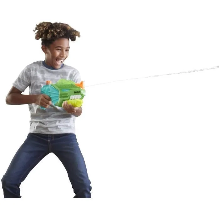 Pistolet à eau NERF Super Soaker Dino Soak à pompe - DinoSquad - Pour jeux d'eau extérieurs-2