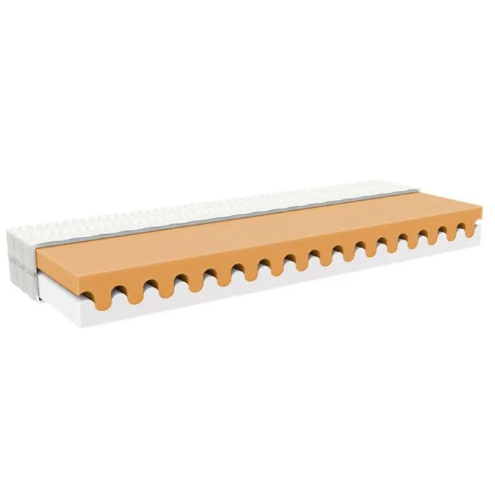 Matelas enfant mousse 120x180 cm epaisseur 16 cm - fermeté 4,5/7-0