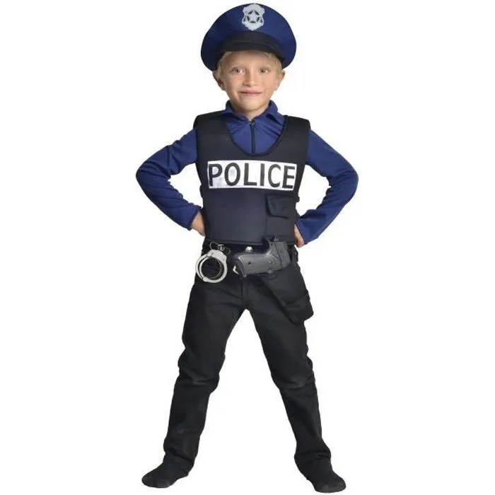 CESAR - F586 - Déguisement policier - 8 / 10 ans-0
