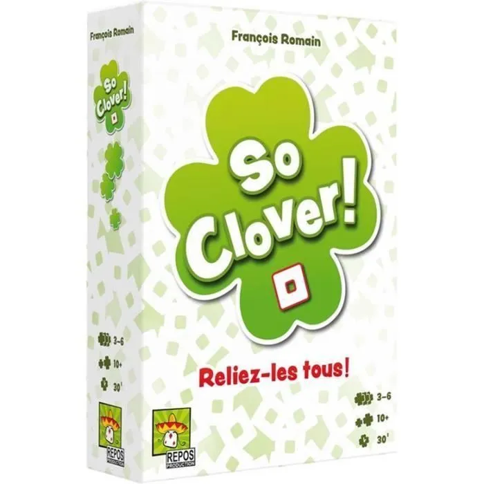 Jeu d'ambiance - ASMODEE - So Clover - 880 mots-clés - 3-6 joueurs - 10 ans et plus-0