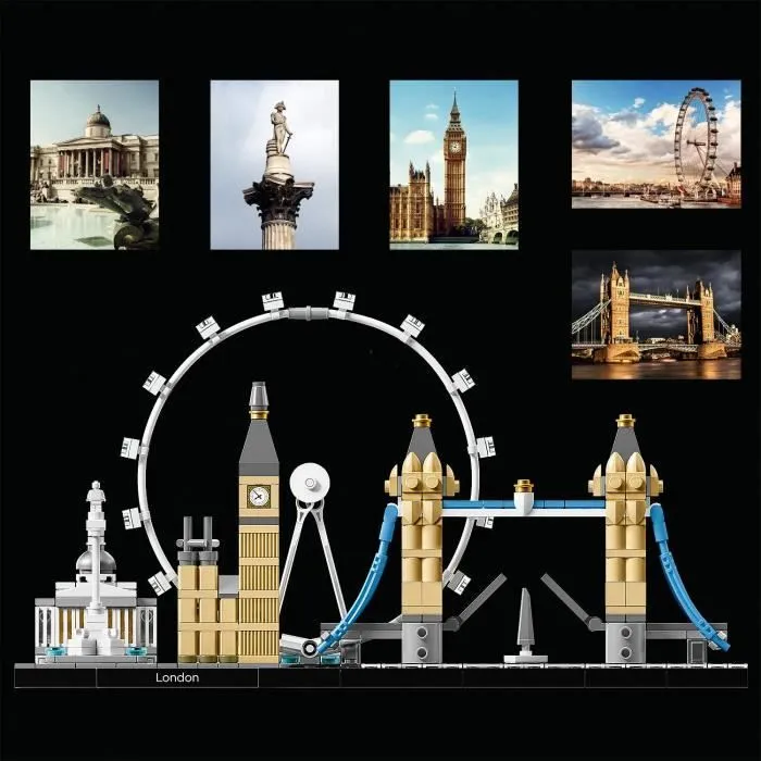LEGO® Architecture 21034 - Londres - 468 pièces - À partir de 12 ans - Mixte - Marron-2