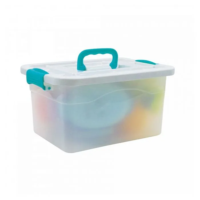 Valisette de bain LUDI - Kit complet de jouets d'eau pour enfant dès 10 mois - Bleu-0