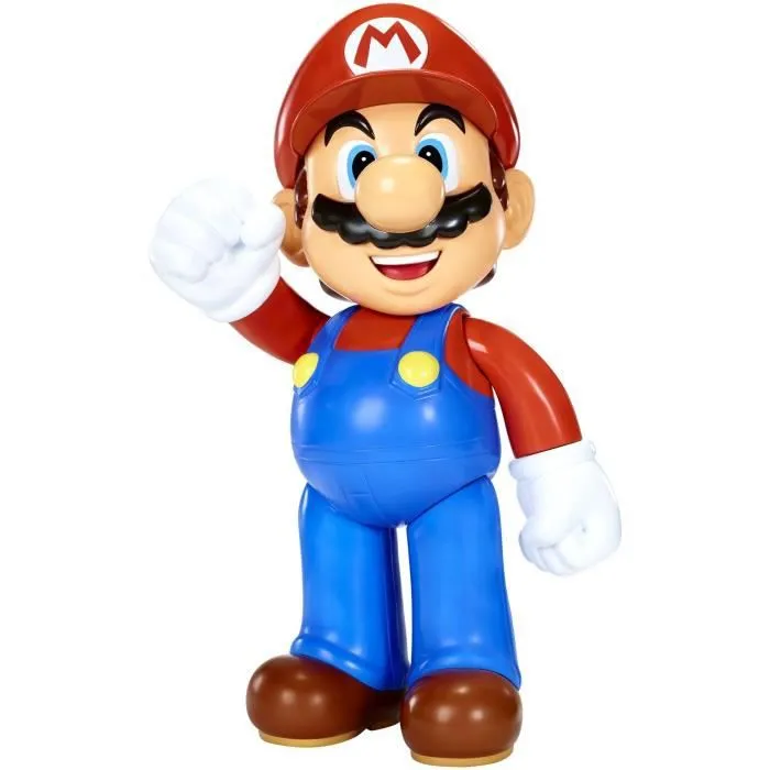 Figurine Mario 50 cm - JAKKS PACIFIC - Personnage miniature - Bleu - 7 points d’articulation-1