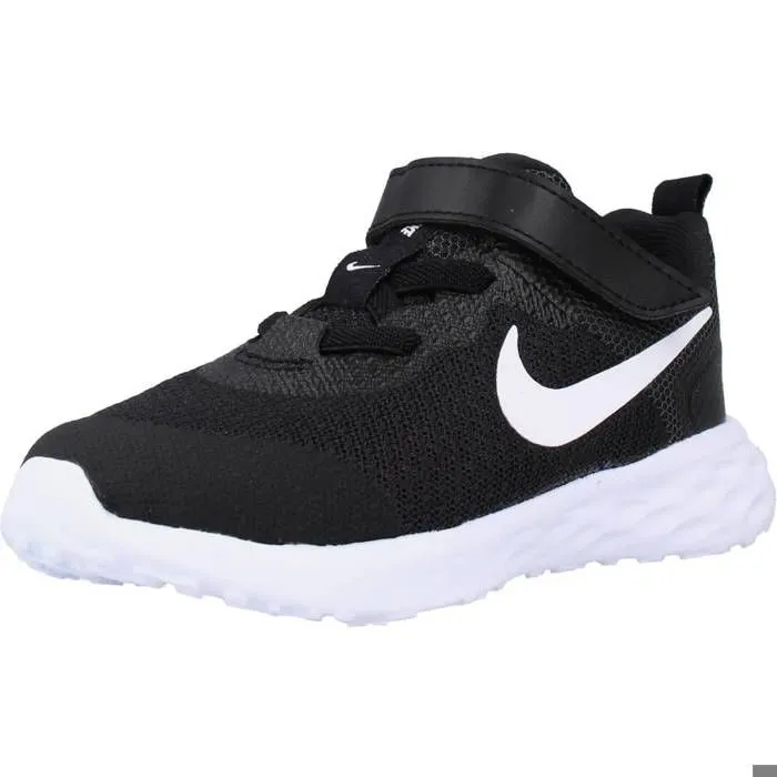 Chaussure - Nike - Revolution 6 Baby - Couleur Noir - Lacets - Plat-0