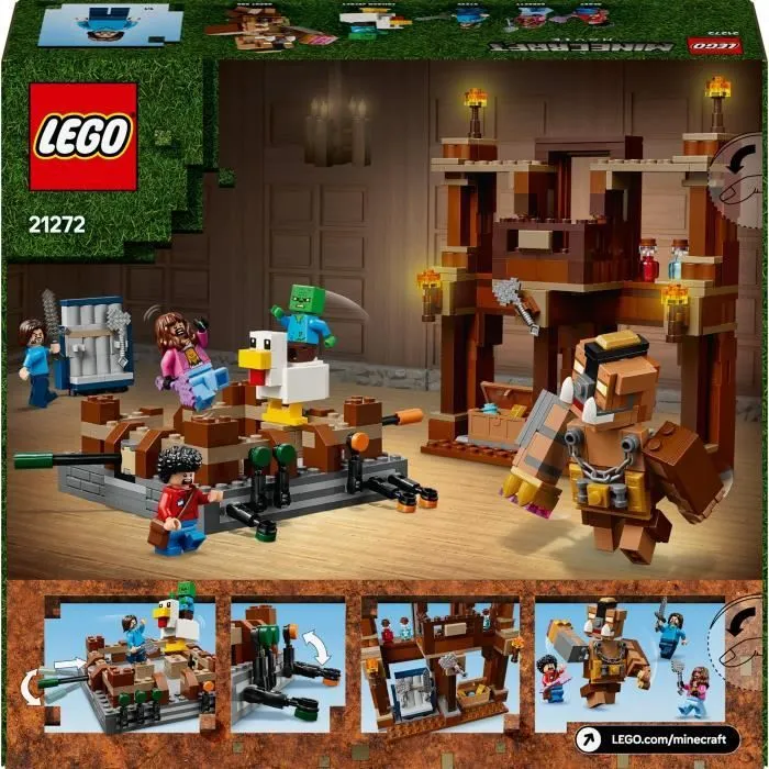 LEGO Minecraft 21272 Le Ring du Manoir des Bois - Jeu de construction garçon dès 10 ans-5