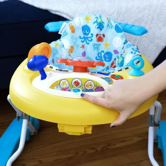 BABY EINSTEIN Trotteur sous-marin Ocean Explorers 3 en 1, Musique et Jouets interactifs, Hauteur Réglable, Pliage extra plat-6