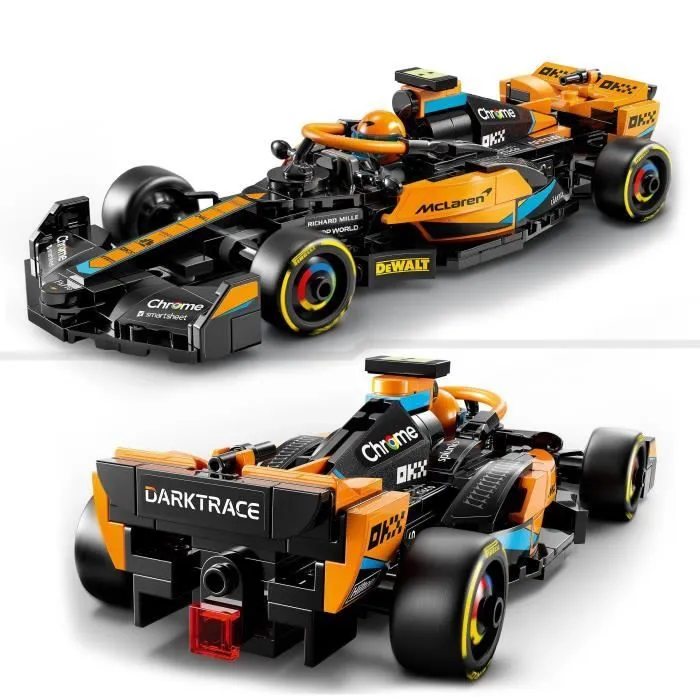 LEGO Speed Champions 76919 La Voiture de Course de Formule 1 McLaren 2023, Véhicule Jouet-2
