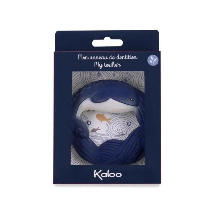 Kaloo - K970704 - Petit calme anneau de dentition baleine-1