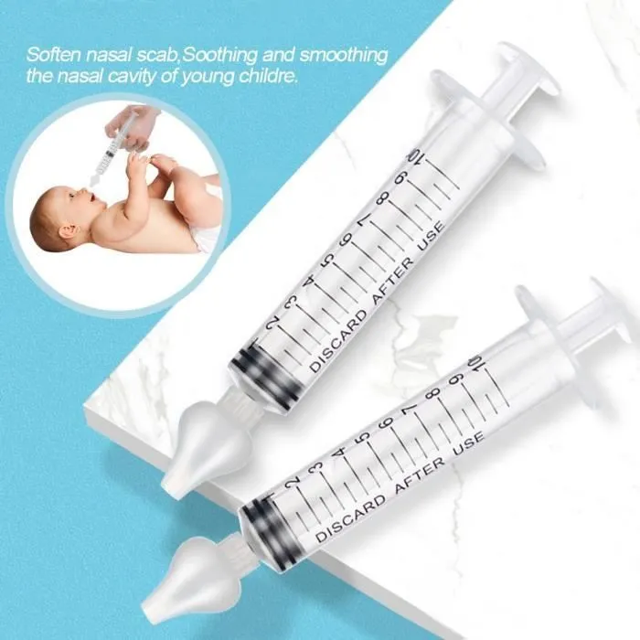 Irrigateur nasal Seringue professionnelle de 2 boîtes pour bébé irrigateur nasal Portable dispositif de rinçage pour HB007-1