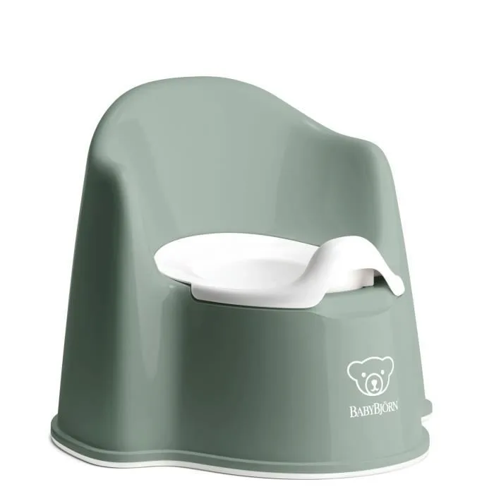 BABYBJÖRN Pot Fauteuil, Vert profond/Blanc-0