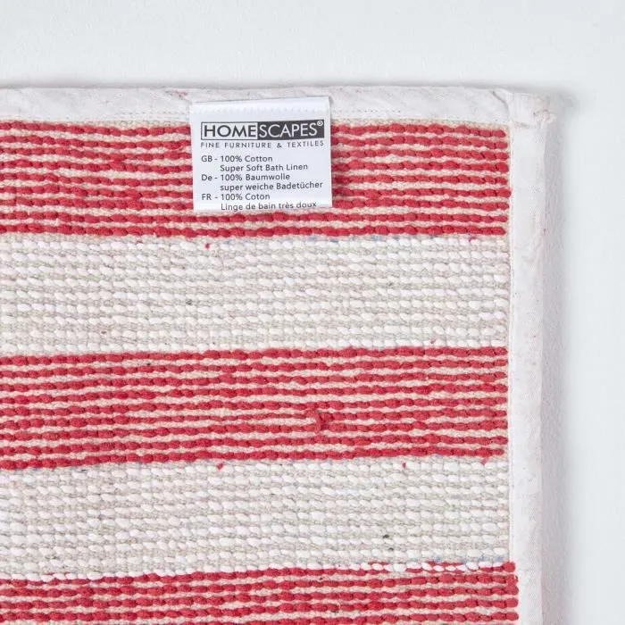Tapis de bain teufté drapeau USA 100% Coton-3