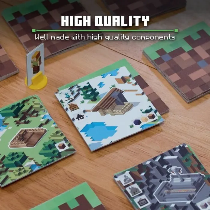 Minecraft Builders & Biomes, Jeu Société, Issu Du Vidéo Multilingue (français Inclus), Ravensburger, 26132-4