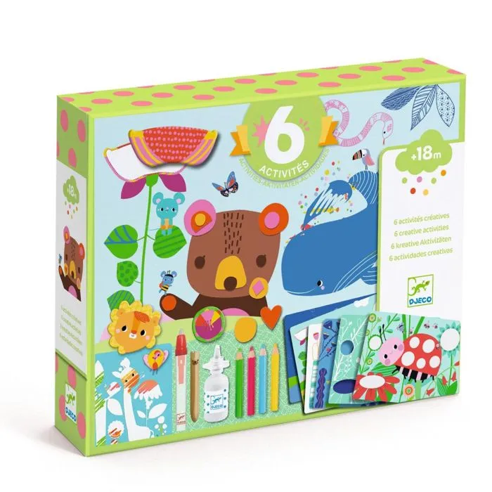 Coffret multi-activités pour les petits - La souris et ses amis-0
