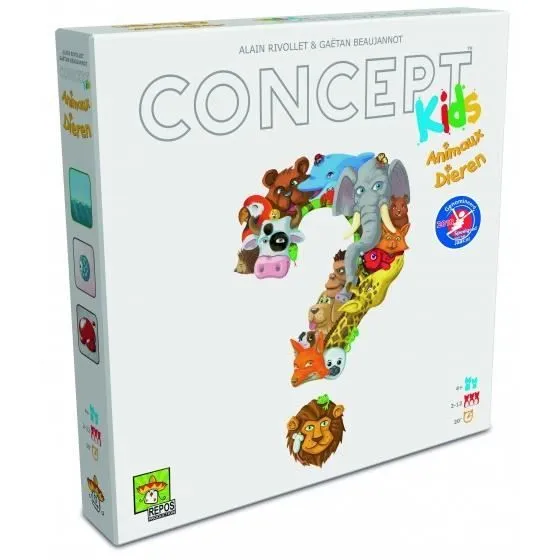 Jeu de société Concept Kids Animals - REPOS PRODUCTION - Mixte - 4 ans et plus - Jeu de réflexion et stratégie-0