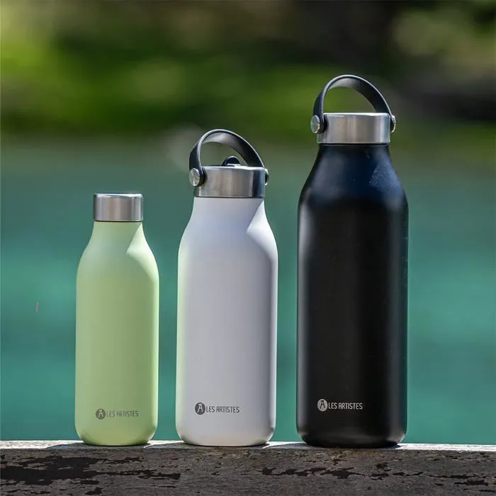 Gourde d hydratation Bouteille / bottle 2.0 black pearl p. 1000ml - Les artistes de paris-2