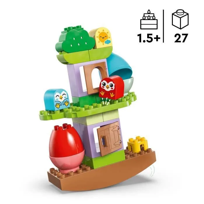 LEGO DUPLO My First 10440 Arbre qui se balance et s’empile - Jouet interactif pour bébés-1