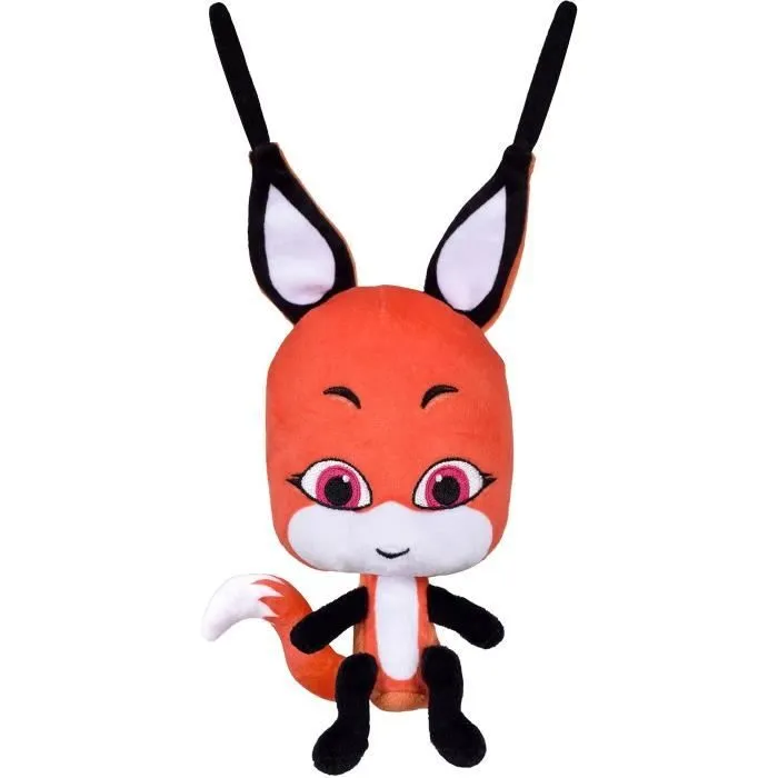 Peluche Trixx - BANDAI - Miraculous - Kwami de l'illusion renard-0