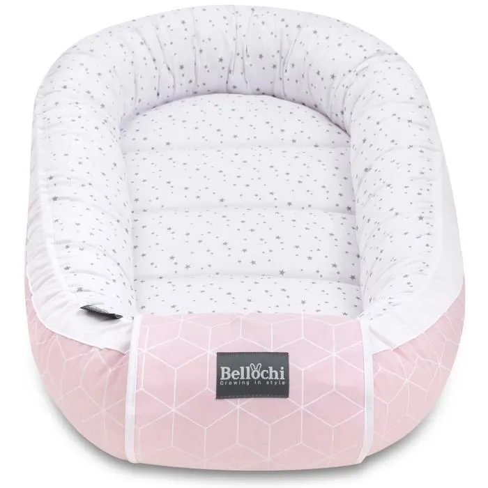Réducteur de lit bébé Bellochi - Aurora - 100% coton - 90x60cm-2