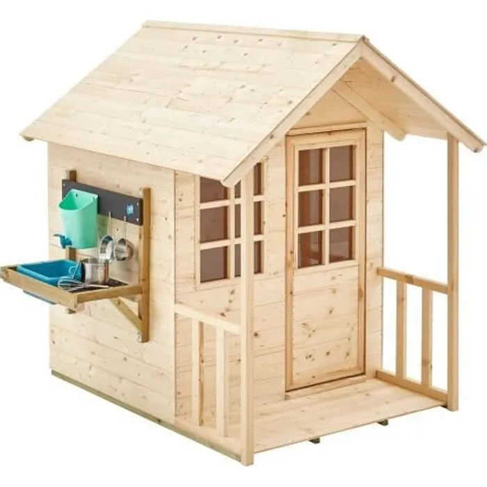 Maisonnette Chalet Prairie Tp + Cuisine Exterieure Tp Toys 137 X 98,5 X 140 Cm-0