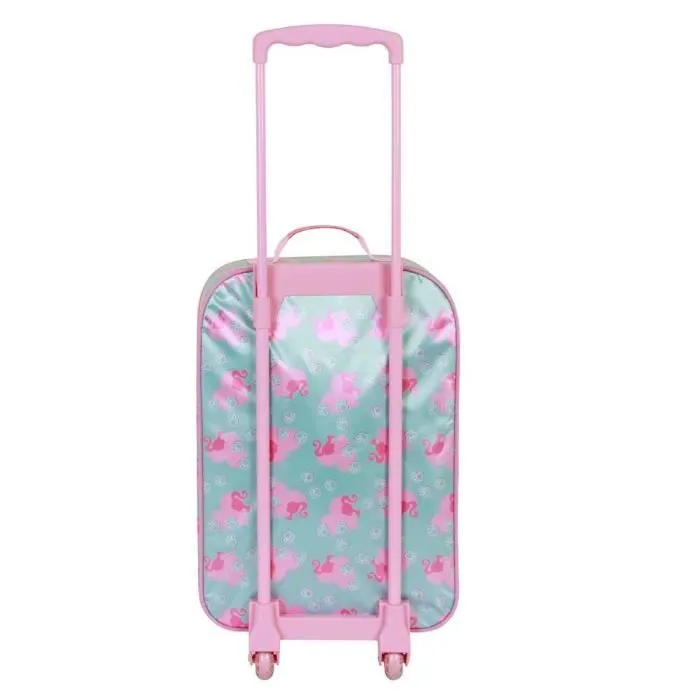 Valise Trolley Soft 3D - Barbie Pets - Rose - Semi-rigide - 2 roulettes - Taille Unique-2
