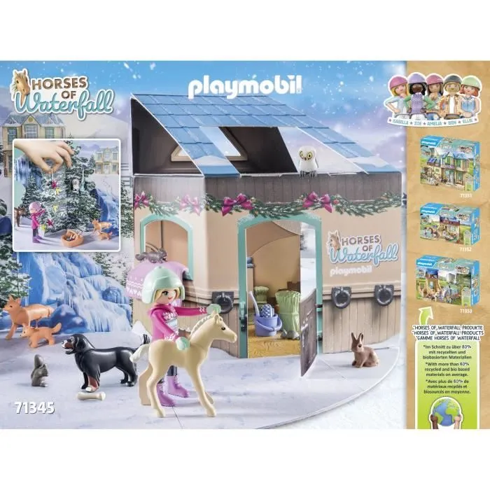 Calendrier de l'Avent PLAYMOBIL - Equestre - La magie de Noël - 24 surprises-5