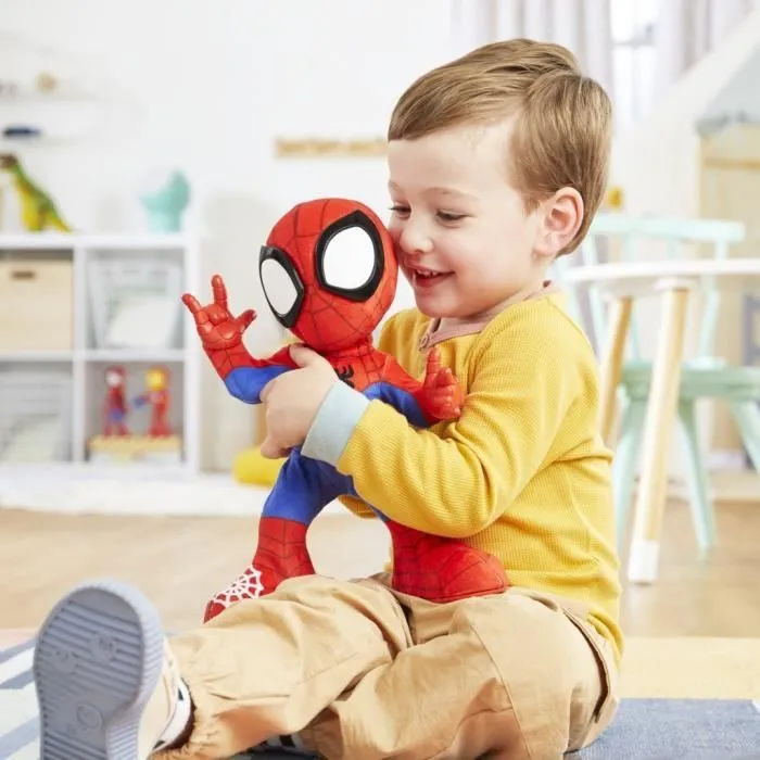 Spidey danse et rampe, peluche interactive avec musique et sons, jouets de super-héros à partir de 3 ans, Spidey et ses Amis Extraor-3