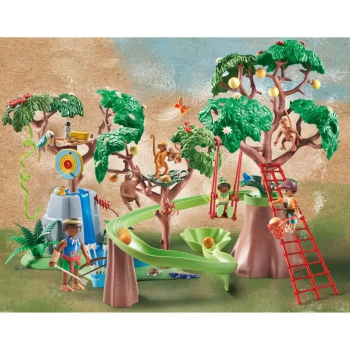 PLAYMOBIL - 71142 - Wiltopia - Aire de jeu tropicale de la jungle-1