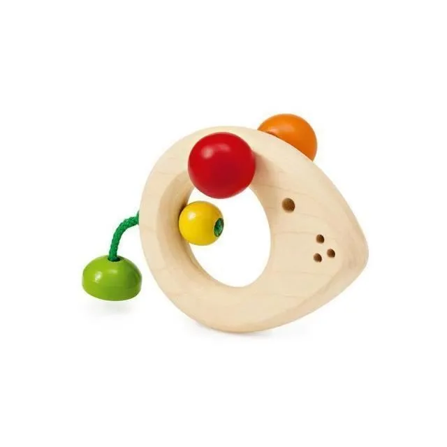 Hochet en bois Topino - SELECTA - Jouet pour bébé - Multicolore - Mixte-0