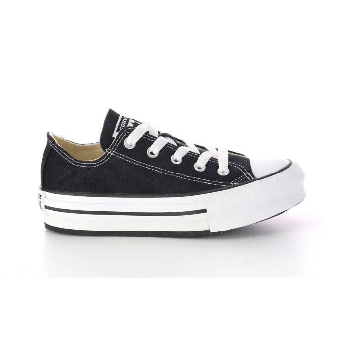 Converse noir fille best sale