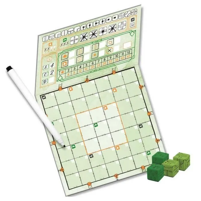 Railroad Ink: dition Verte - Jeu de Table en Espagnol-1