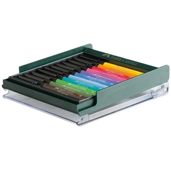 FABER-CASTELL Boîte de 12 feutres pastel-3