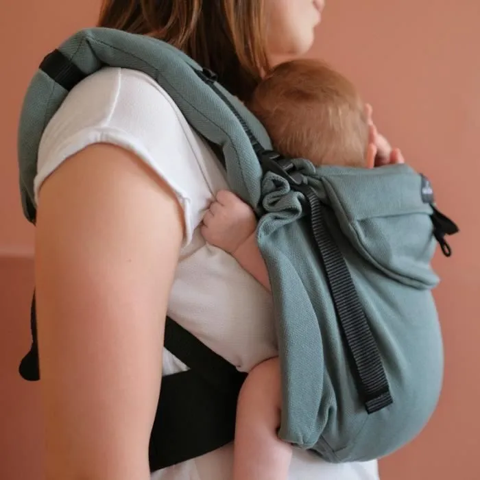 Porte bébé préformé Néo de 0 à 2 ans, Eucalyptus - Néobulle-3