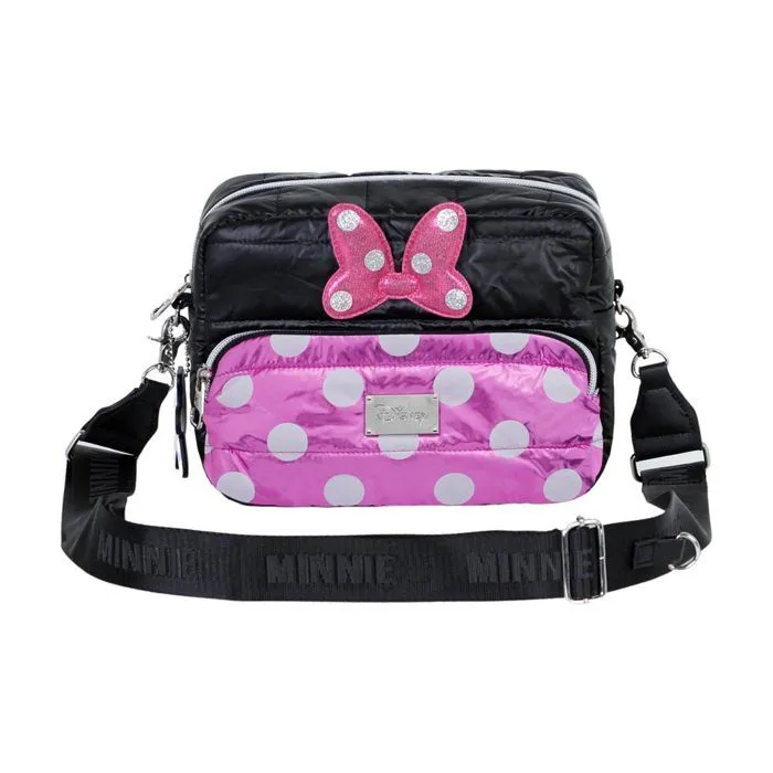 Sac à Bandoulière - Disney - Minnie Mouse Air - Noir - Taille Unique - Synthétique-1