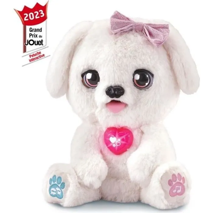 Vtech kisskiss - Mon toutou bisous blanc-0
