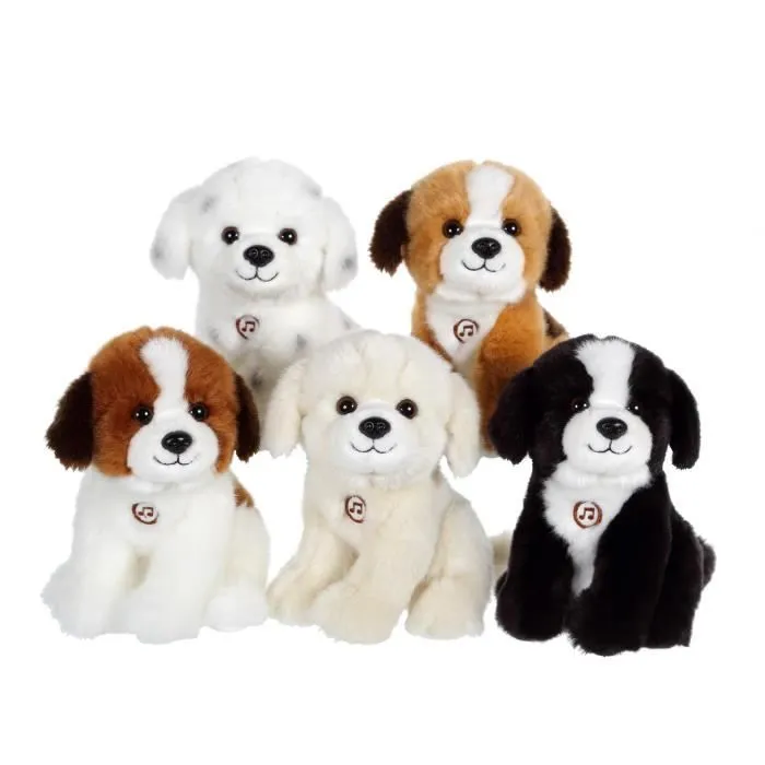 Gipsy Toys - Chien Mimi Dogs Sonore - 18 cm - Blanc & Marron-3