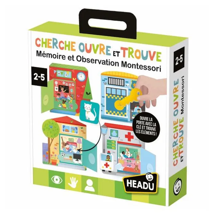 Jeu - HEADU - FR60438 - Vert - Mixte - À partir de 3 ans-0