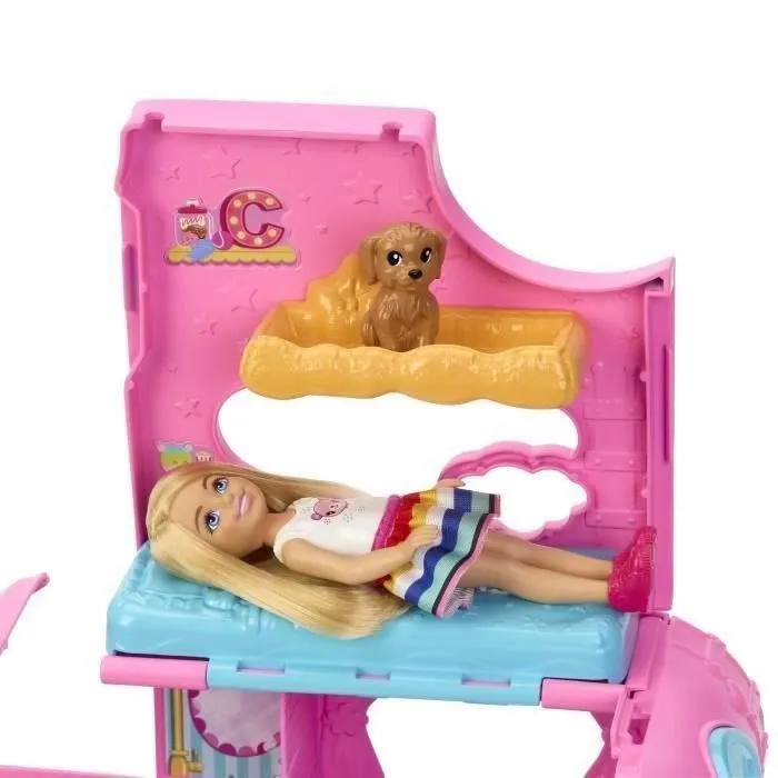 Barbie®-Camping-Car 2 en 1 de Chelsea-Coffret HNH90-3