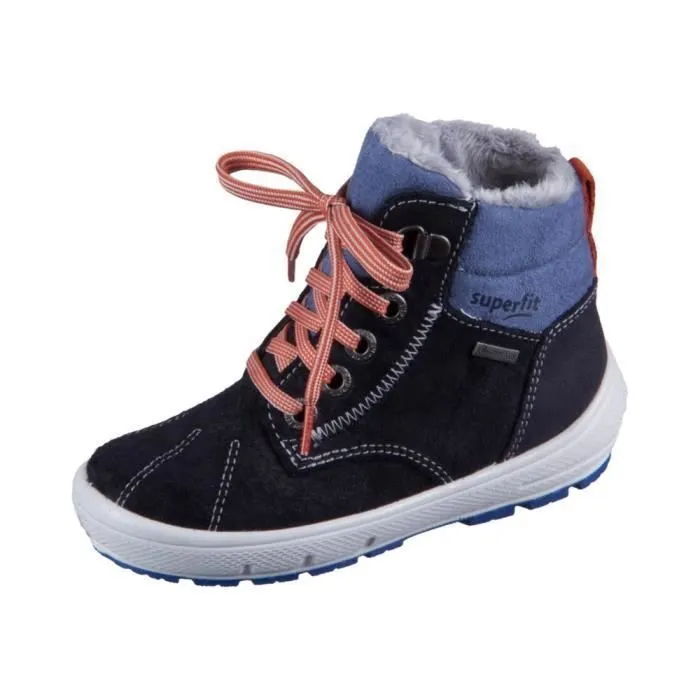 Chaussures SUPERFIT Groovy Noir - Mixte/Enfant - Lacets - Plat - Synthétique-0