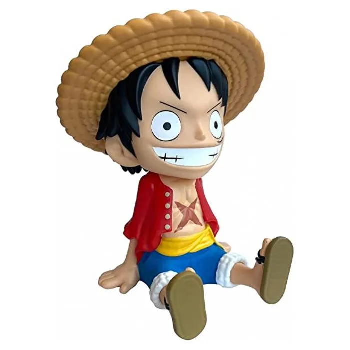 Tirelire - PLASTOY - Luffy - Multicolore - Plastique - Rond-1