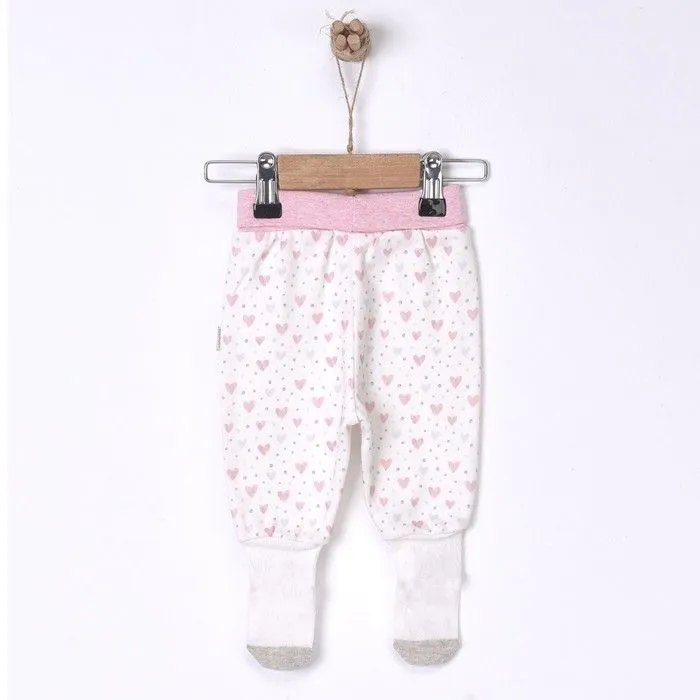 Pantalon bébé en coton bio GIRLY-2