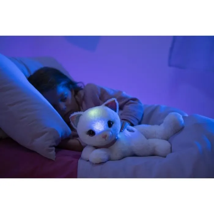 Gipsy Toys - Cuty Bella Fashionista - Peluche Interactive Chat – Toute Douce Qui s’illumine au Rythme de Jolies Mélodies - 30 cm-7